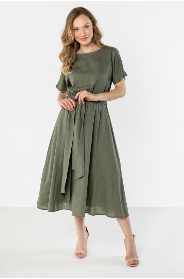 A770 Sukienka - Kolor/wzór: Khaki